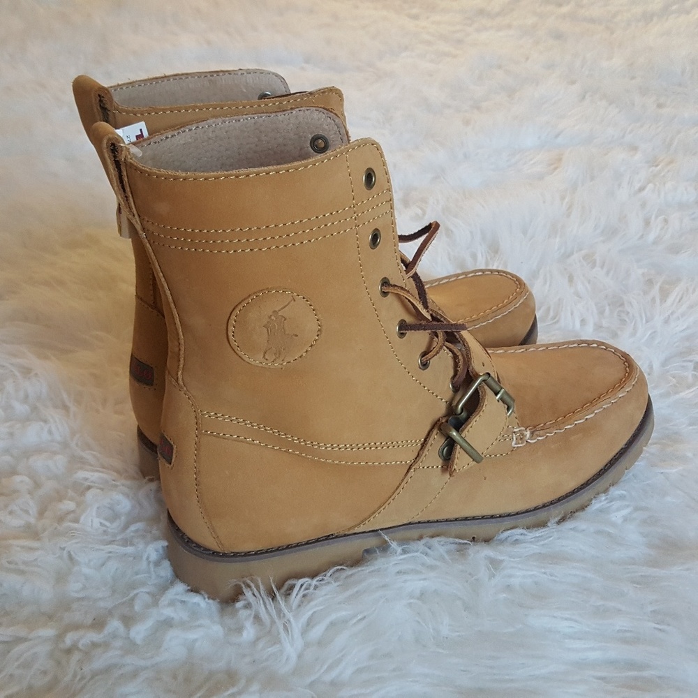 Mens Ranger Boot by Polo Ralph Lauren Tan NWT